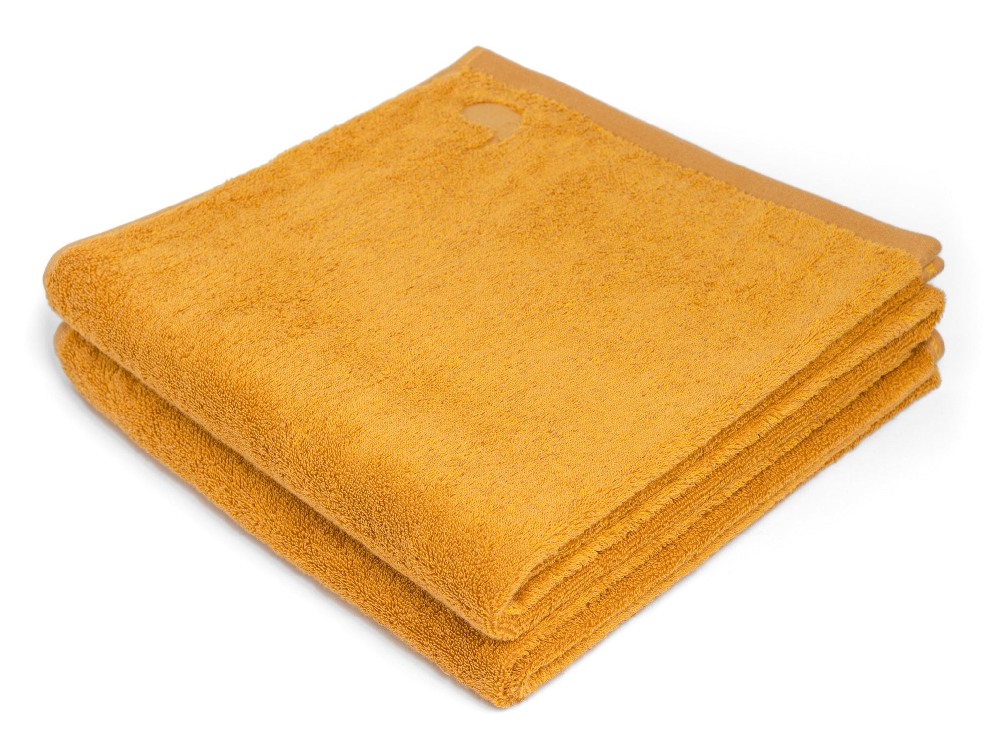 Ahangama yellow bath sheet (set of two) - Four Leaves