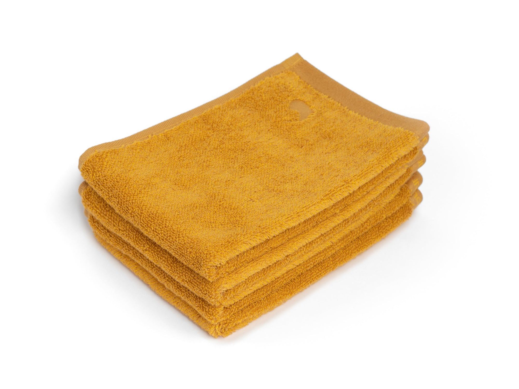 Ahangama yellow guest towel (set of four) - Four Leaves