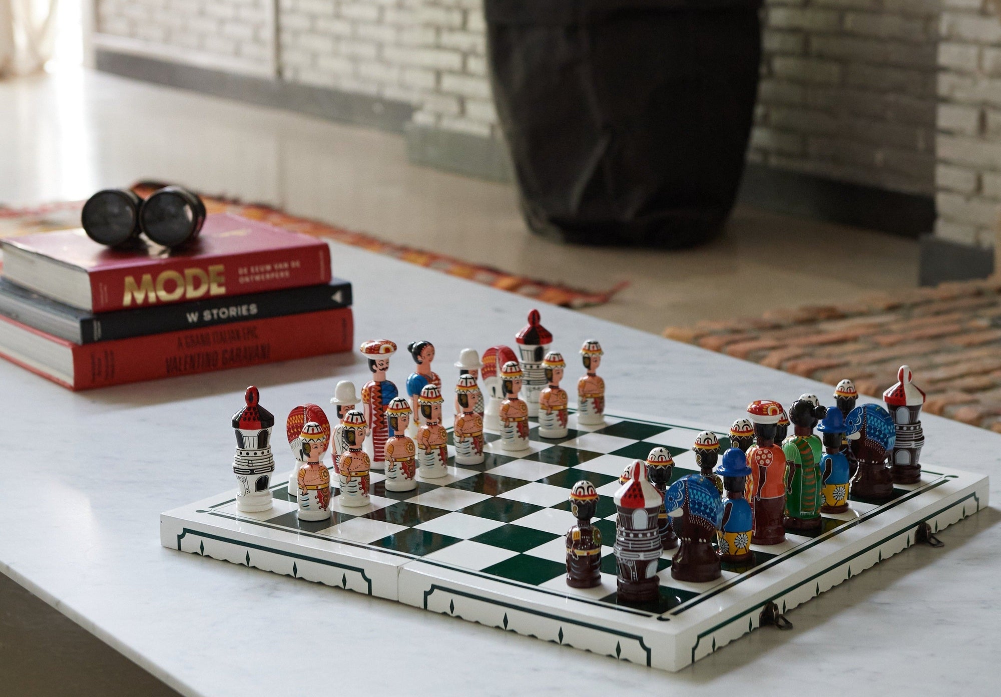 Handmade chess set - Four Leaves