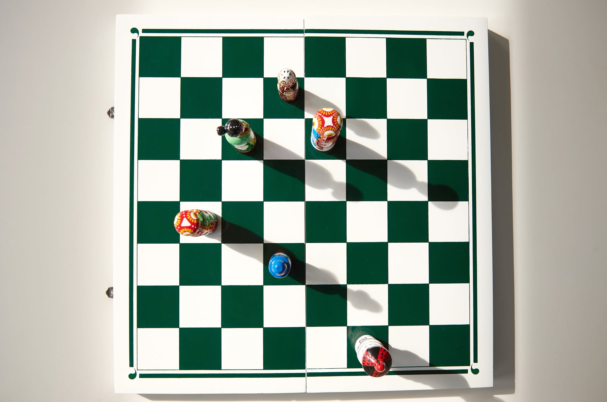 Handmade chess set - Four Leaves