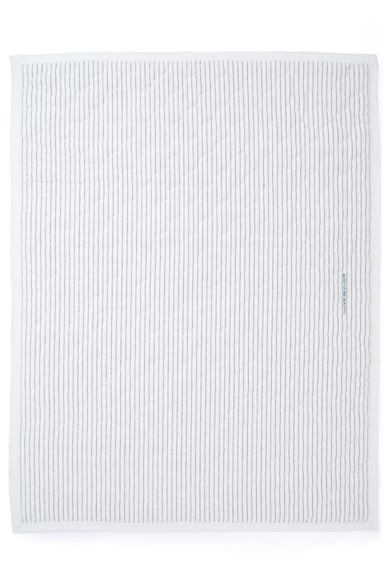 Yarn dyed open weave quilted throw - Four Leaves