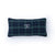 Checked flannel quilted decorative bolster - Four Leaves