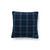 Checked flannel quilted decorative pillow - Four Leaves